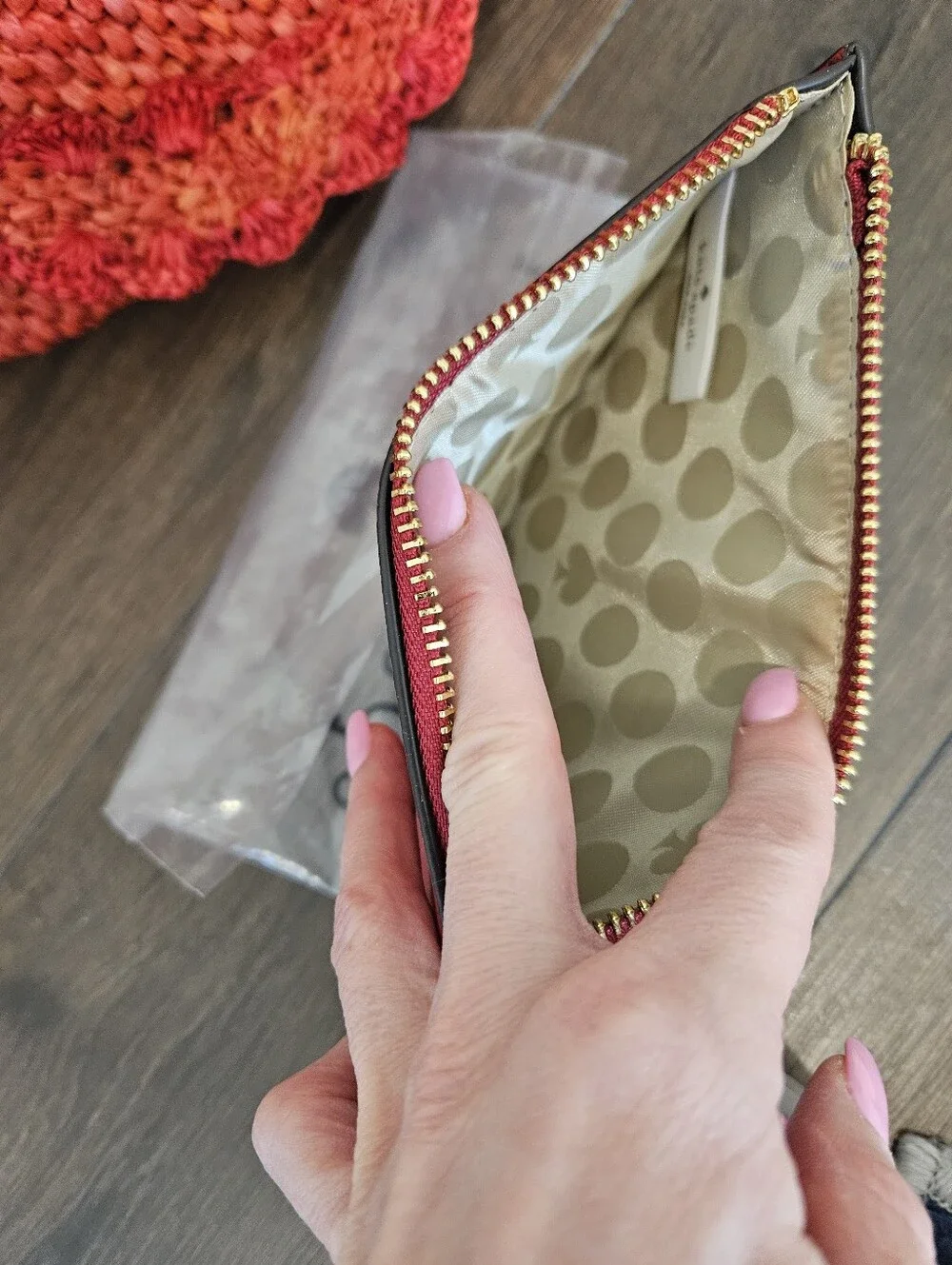 NWT Kate Spade NY x Target Raffia Bow Tote + Kate Spade NY Wristlet Bundle